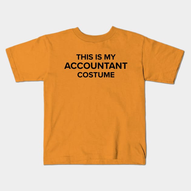 Halloween Costume Accountant Kids T-Shirt by spreadsheetnation